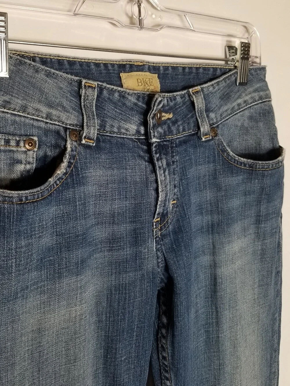 Buckle BKE Culture Boot Cut Jeans Women's 29 Low Rise Stretch Blue Denim 29x31.5